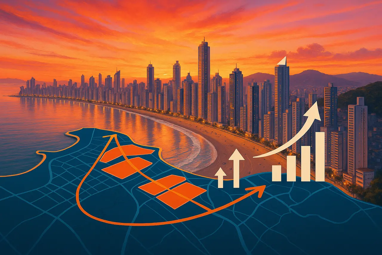 Mercado imobiliário de Balneário Camboriú: como a expansão urbana está moldando novas oportunidades de investimento na região