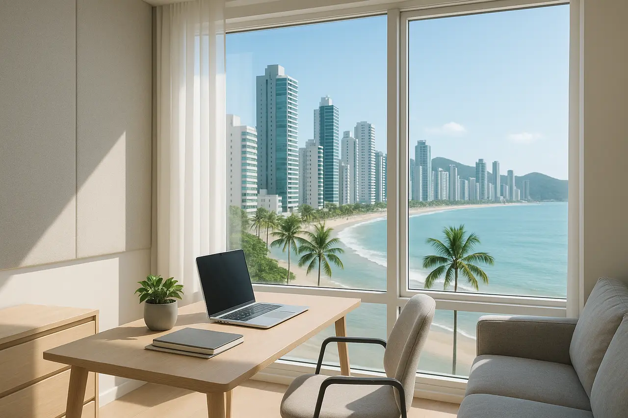 O papel dos imóveis para home office no mercado imobiliário de Balneário Camboriú: adaptando-se às novas necessidades dos profissionais modernos