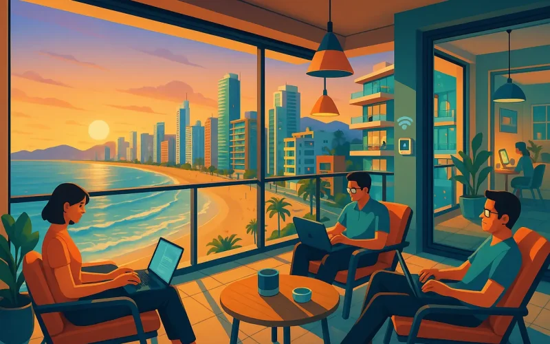 O Mercado Imobiliário de Balneário Camboriú e a Ascensão do Trabalho Remoto: Novas Demandas e Oportunidades de Investimento