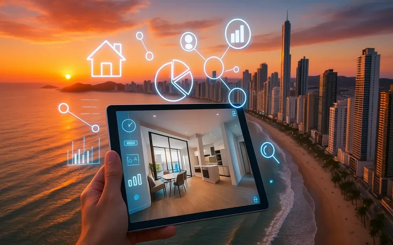 O impacto da digitalização dos processos imobiliários em Balneário Camboriú: como a tecnologia está facilitando a experiência de compra e venda na região
