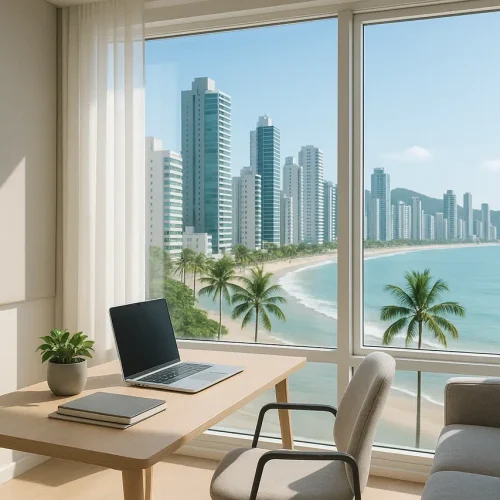 O papel dos imóveis para home office no mercado imobiliário de Balneário Camboriú: adaptando-se às novas necessidades dos profissionais modernos