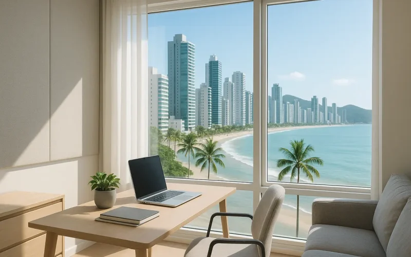 O papel dos imóveis para home office no mercado imobiliário de Balneário Camboriú: adaptando-se às novas necessidades dos profissionais modernos